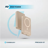 Powerology 10000 mAh Magsafe Powerbank-Desert Titanium