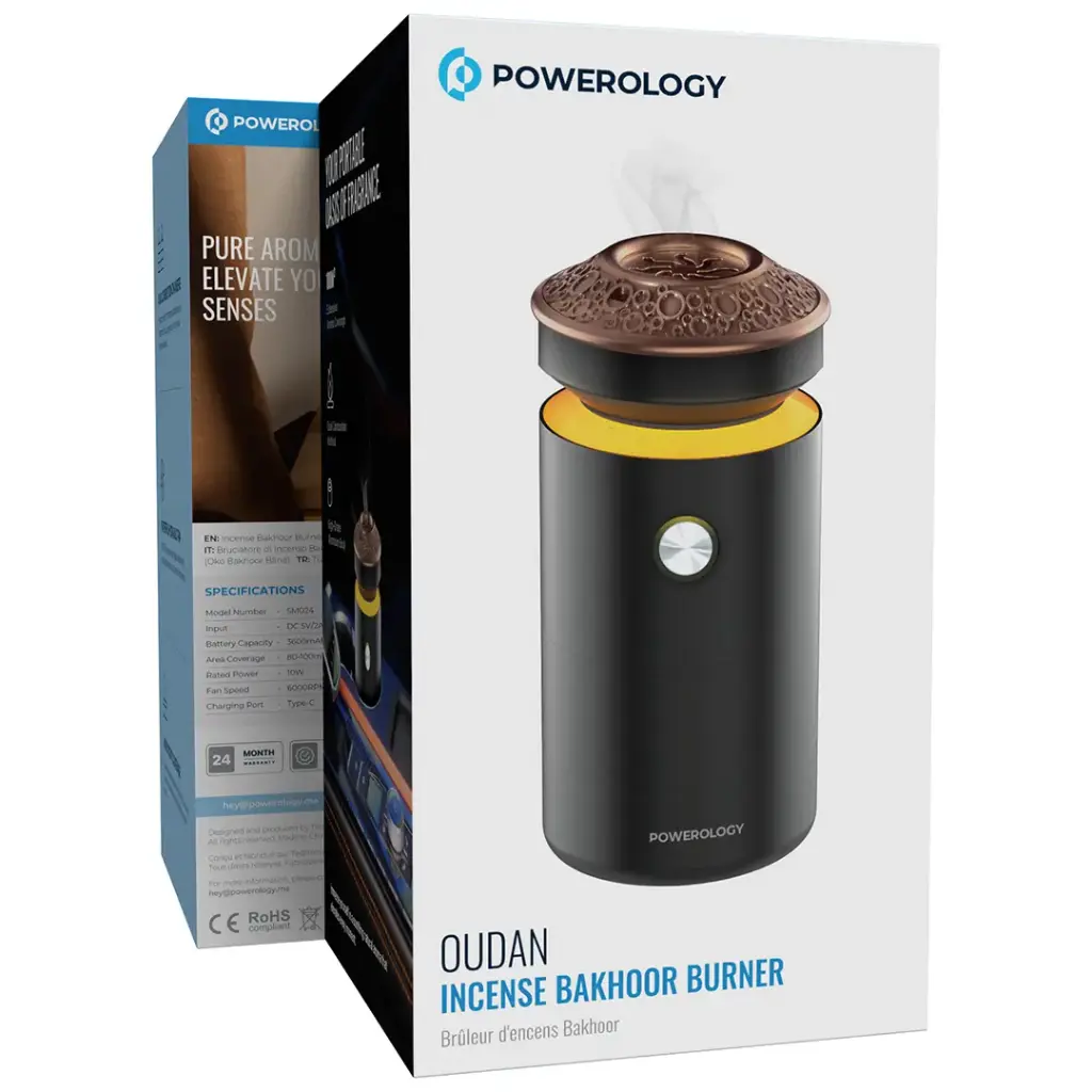 Powerology Oudan Incense Bakhoor Burner Powerology Oudan Incense Bakhoor Burner