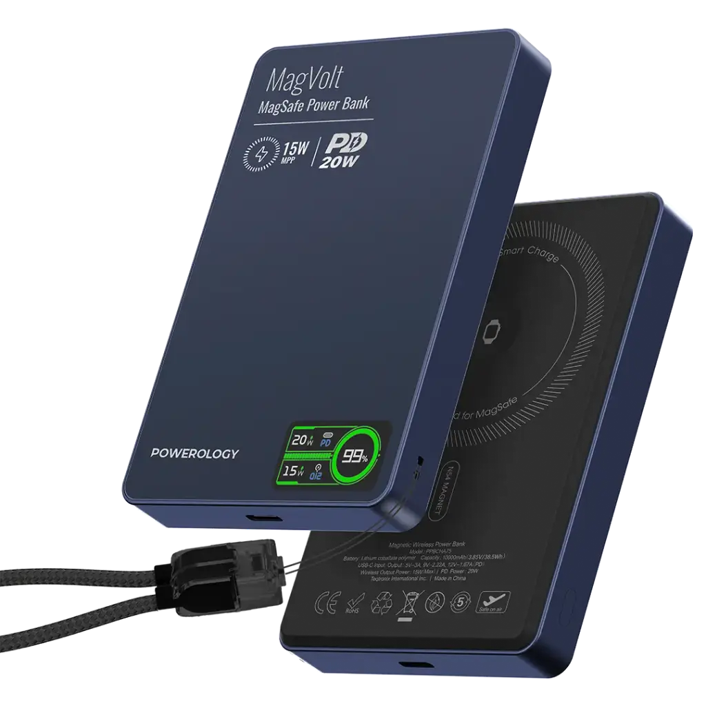 Powerology MagVolt 10000mAh Magnetic Power Bank Powerology MagVolt 10000mAh Magnetic Power Bank