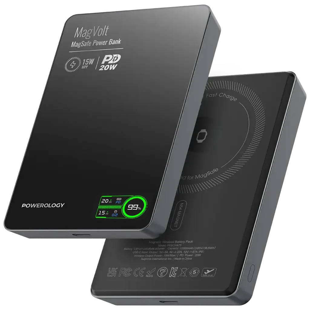 Powerology MagVolt 10000mAh Magnetic Power Bank Powerology MagVolt 10000mAh Magnetic Power Bank
