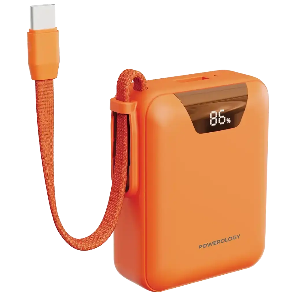 Powerology York 10000MAH Power Bank - Orange Powerology York 10000MAH Power Bank - Orange