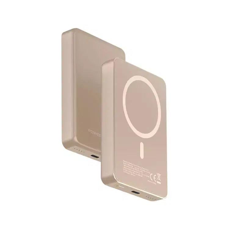 Powerology Spetelli 10000mAh Magsafe Aluminum Power Bank PD 20W - TITANIUM Powerology Spetelli 10000mAh Magsafe Aluminum Power Bank PD 20W - TITANIUM