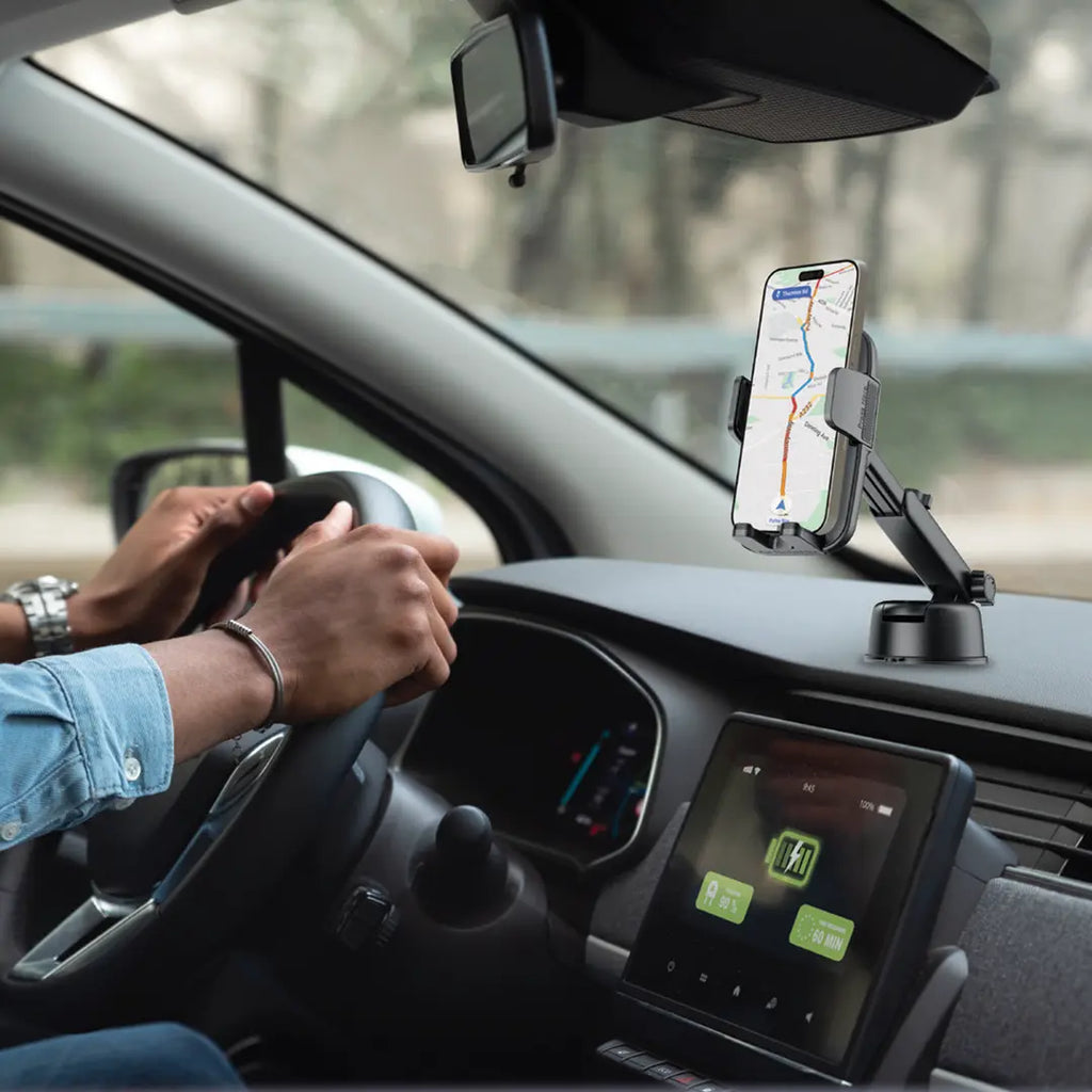 Powerology Raven Auto-Clamping Car Phone Mount Powerology Raven Auto-Clamping Car Phone Mount