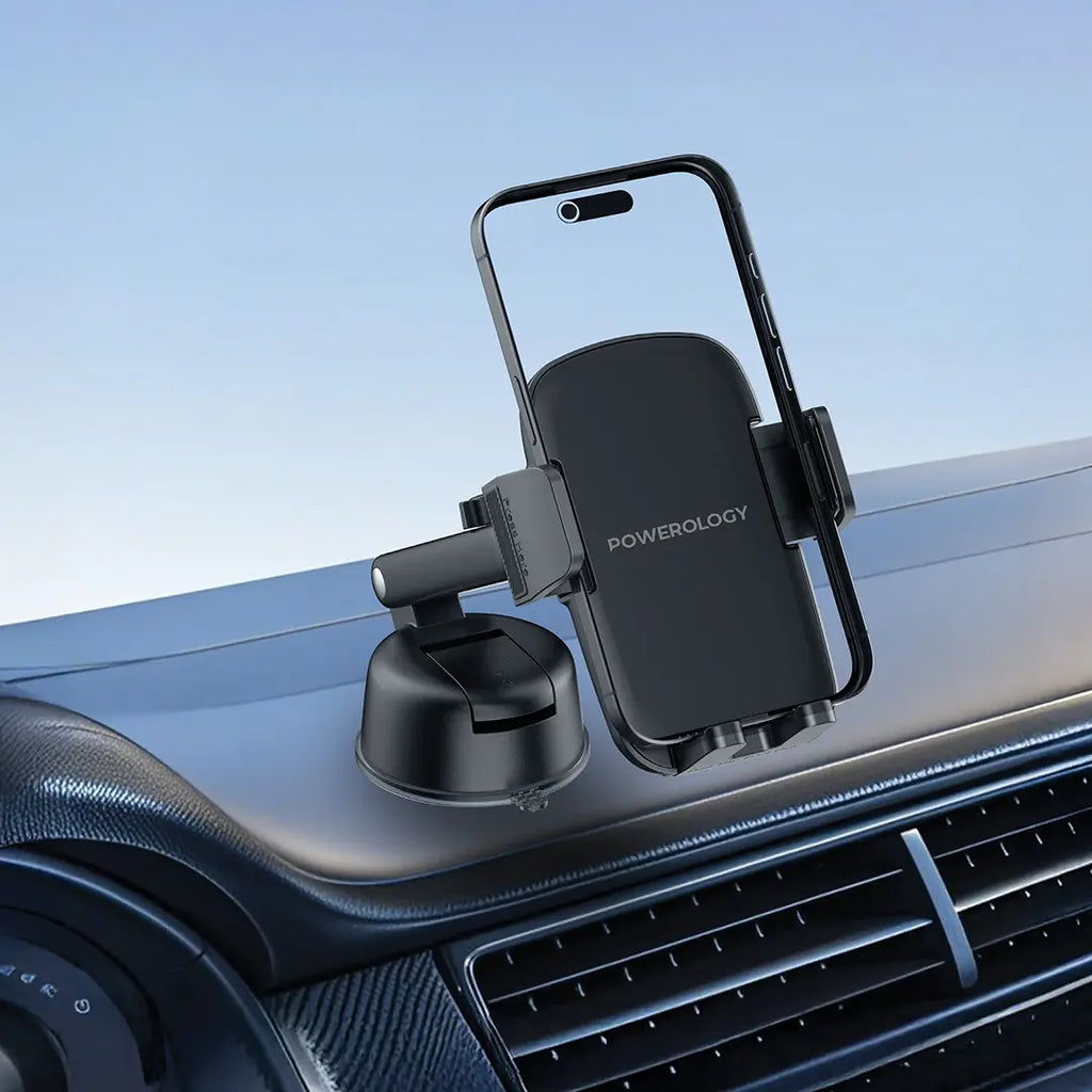 Powerology Raven Auto-Clamping Car Phone Mount Powerology Raven Auto-Clamping Car Phone Mount