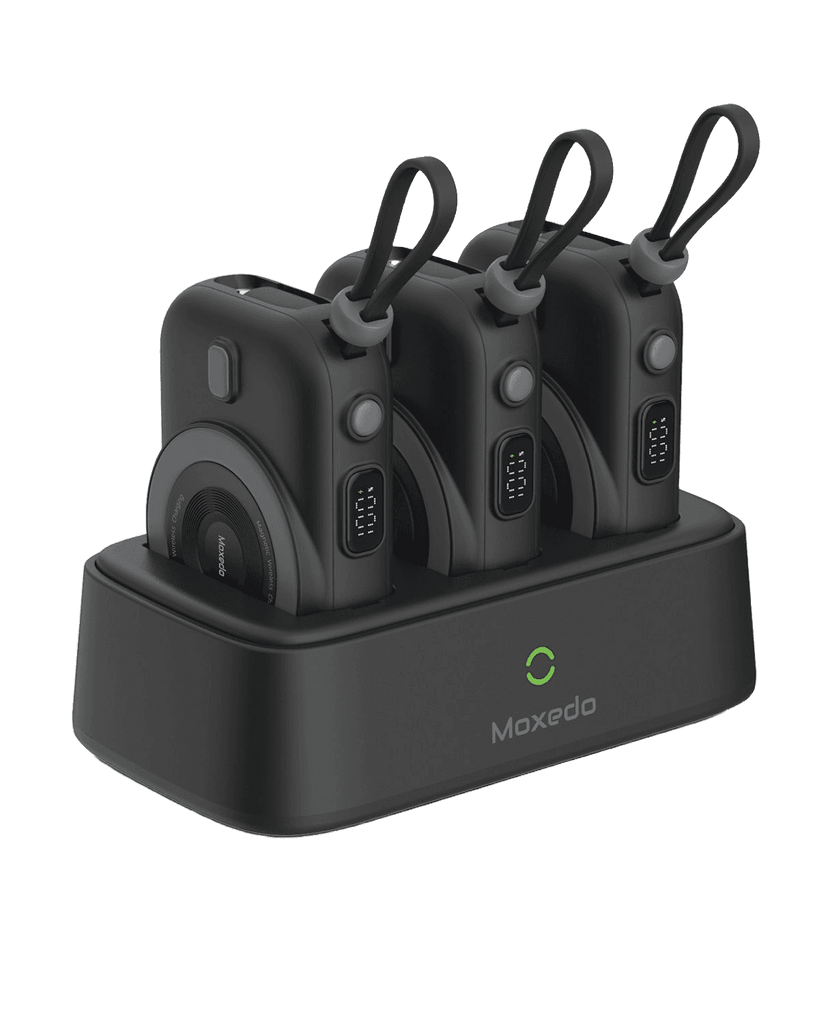 Moxedo Combo 3 X 10,000 MaH with Charging Dock 15W Moxedo Combo 3 X 10,000 MaH with Charging Dock 15W