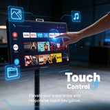 Powerology Banf 32" Portable Smart Monitor - Black