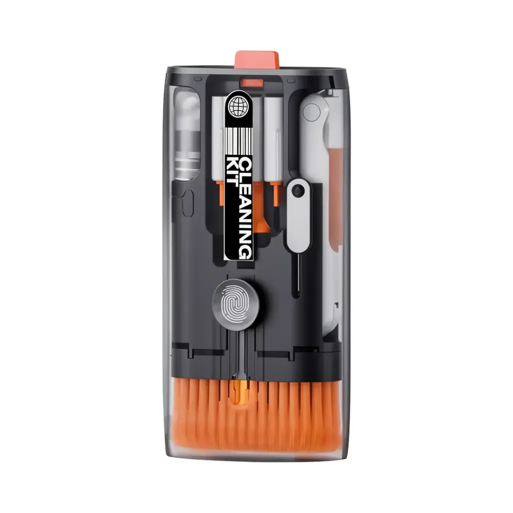Porodo Lifestyle 11-IN-1 Multipurpose Cleaning Kit - Black