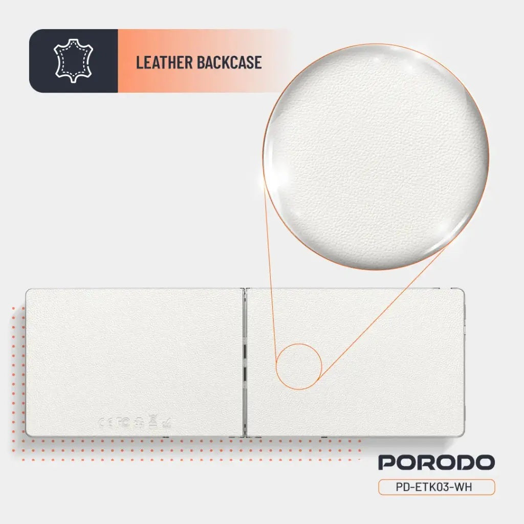 Porodo Crystal Shell Wireless Keyboard Porodo Crystal Shell Wireless Keyboard