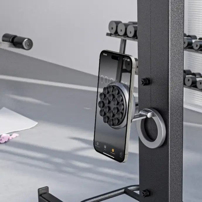 Porodo HS01 DUO Mount MagSafe & Suction - Gray Porodo HS01 DUO Mount MagSafe & Suction - Gray