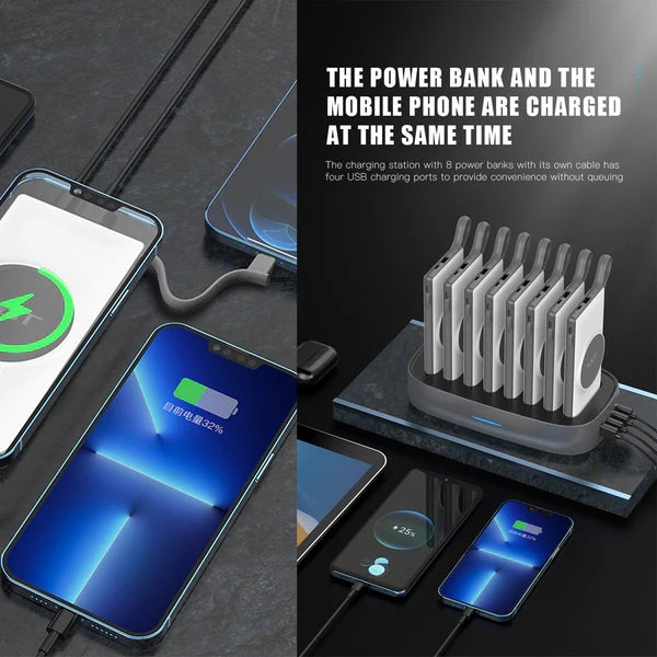 WST POWERBANK 8 in 1 Docking Station Magsafe 10000mAh (Black) WST POWERBANK 8 in 1 Docking Station Magsafe 10000mAh (Black)