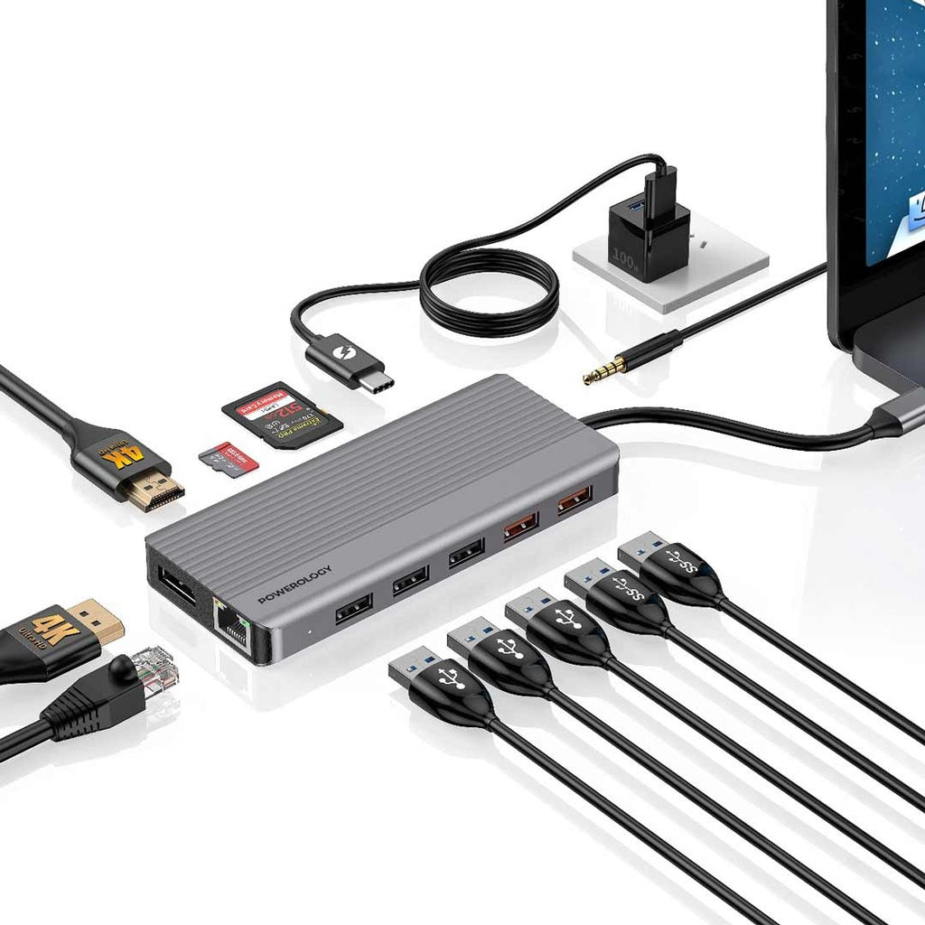 Powerology 12in1 USB-C Hub Powerology 12in1 USB-C Hub