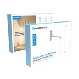Powerology Multi-Joint Floor Stand Metal Base Phone & Tablet - White