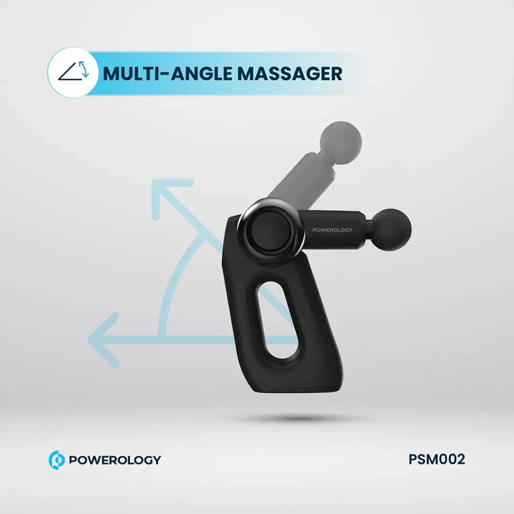 Powerology Full-Body Massage Gun - Black Powerology Full-Body Massage Gun - Black