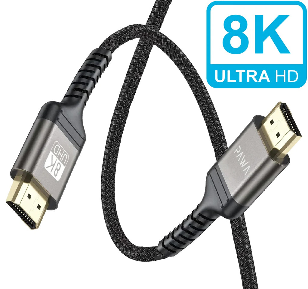 Pawa El Caro Series - HDMI to HDMI 8K Braided Cable - 5 Meter Pawa El Caro Series - HDMI to HDMI 8K Braided Cable - 5 Meter