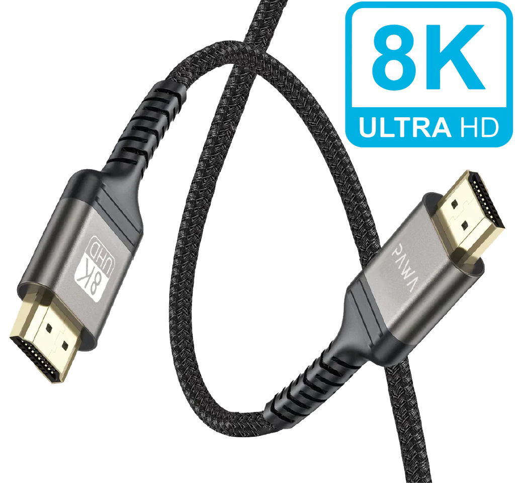 PAWA HDMI to HDMI 8K Premium Braided Cable 5-Meter PAWA HDMI to HDMI 8K Premium Braided Cable 5-Meter