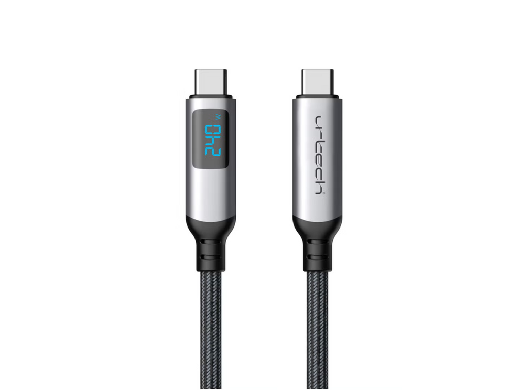 URTECH 240W USB4 Cable 40Gbps DataTransfer Real-Time Power Monitoring