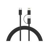 SMARTIX PREMIUM 2 IN 1 CABLE TYPE C TO C 60W & LIGHTNING 20W