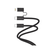 SMARTIX PREMIUM 2 IN 1 CABLE TYPE C TO C 60W & LIGHTNING 20W