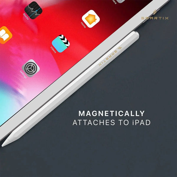 SMARTIX IPAD PENCIL WITH WIRELESS CHARGING - WHITE SMARTIX IPAD PENCIL WITH WIRELESS CHARGING - WHITE