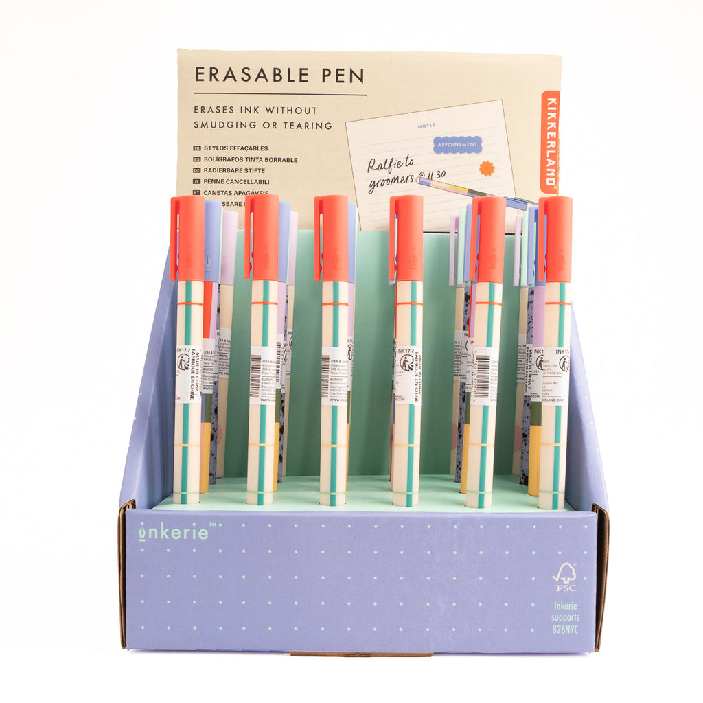 KIKKERLAND - MULTICOLOR ERASABLE PEN KIKKERLAND - MULTICOLOR ERASABLE PEN