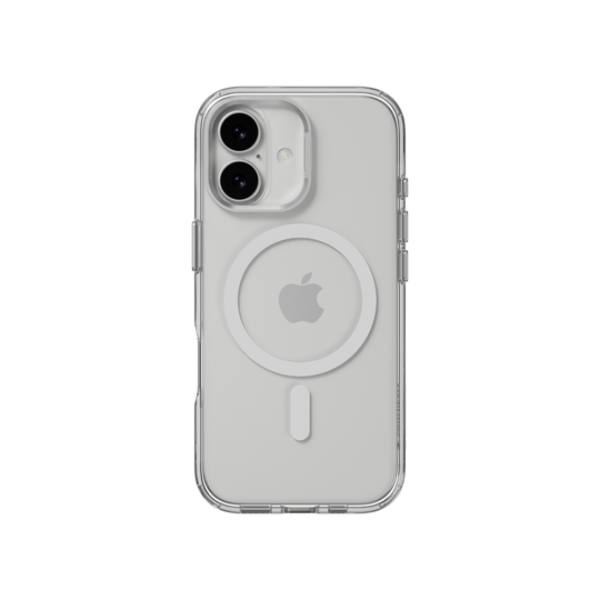 SWITCHEASY LENSTAND M WITH STAND CASE FOR IPHONE 17 SERIES -SILVER SWITCHEASY LENSTAND M WITH STAND CASE FOR IPHONE 17 SERIES -SILVER