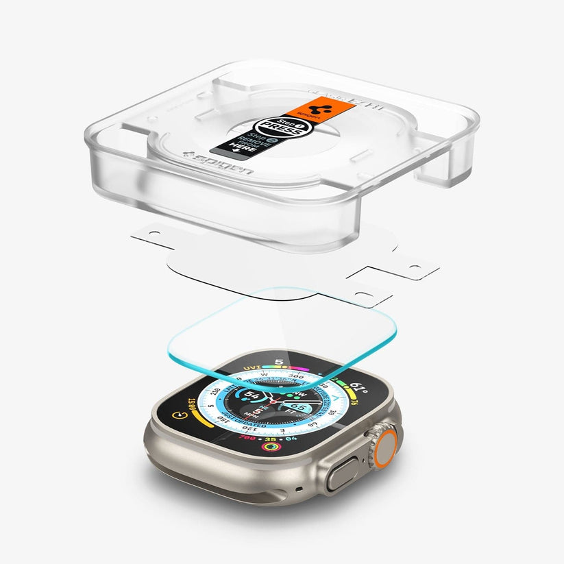 Spigen Apple Watch Ultra 3/2/1 (49mm) Glass Glas.tR EZ Fit (2P) Spigen Apple Watch Ultra 3/2/1 (49mm) Glass Glas.tR EZ Fit (2P)