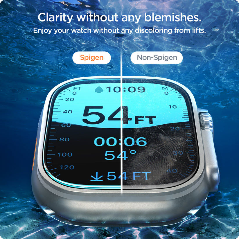 Spigen Apple Watch Ultra 3/2/1 (49mm) Glass Glas.tR EZ Fit (2P) Spigen Apple Watch Ultra 3/2/1 (49mm) Glass Glas.tR EZ Fit (2P)