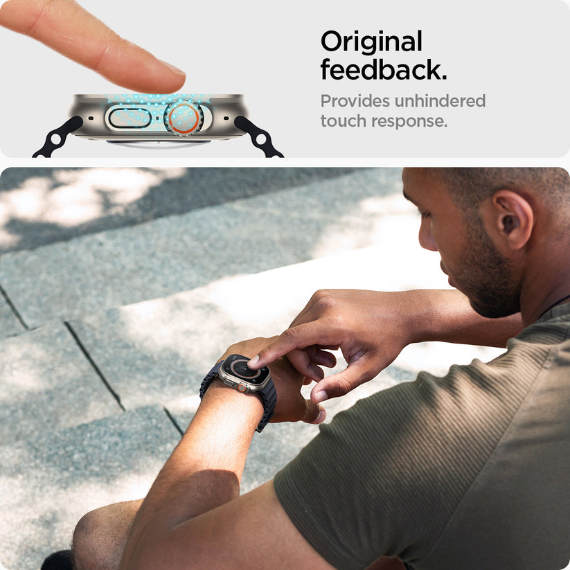 Spigen Apple Watch Ultra 3/2/1 (49mm) Glass Glas.tR EZ Fit (2P) Spigen Apple Watch Ultra 3/2/1 (49mm) Glass Glas.tR EZ Fit (2P)
