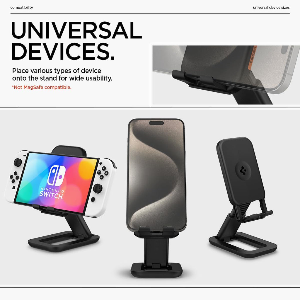 Spigen Universal Phone stand - Black Spigen Universal Phone stand - Black