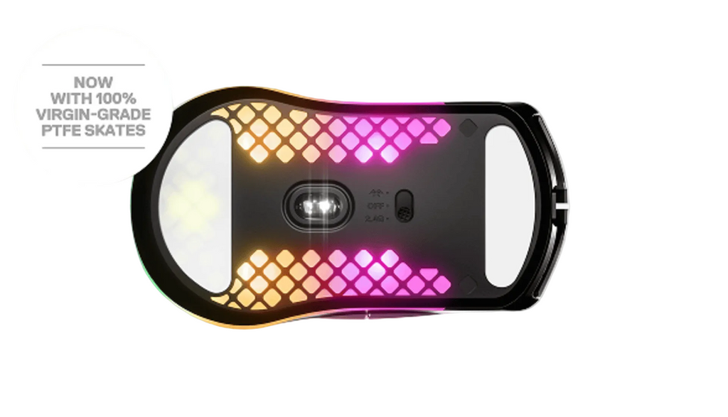 SteelSeries Aerox 3 Wireless Mouse / Ghost Light Weight CPI Censor - Black SteelSeries Aerox 3 Wireless Mouse / Ghost Light Weight CPI Censor - Black