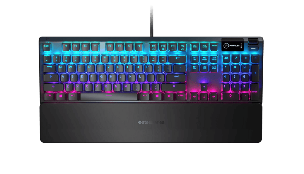 SteelSeries APEX 5 Hybrid Mechanical Switches Oled Display Keyboard