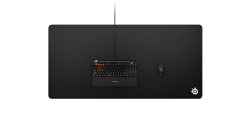 SteelSeries QCK 3XL - Black Extra Large Micro Woven Mousepad Washable SteelSeries QCK 3XL - Black Extra Large Micro Woven Mousepad Washable