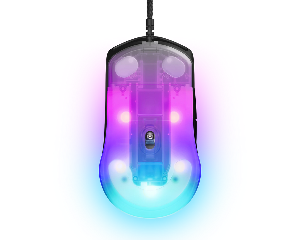SteelSeries RIVAL 3 GEN 2, Through Move Core Prism RGB - Black SteelSeries RIVAL 3 GEN 2, Through Move Core Prism RGB - Black