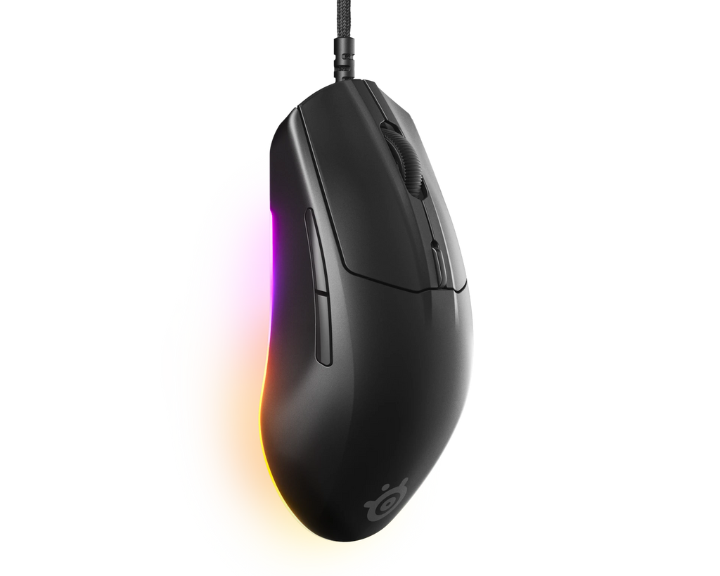 SteelSeries RIVAL 3 GEN 2, Through Move Core Prism RGB - Black SteelSeries RIVAL 3 GEN 2, Through Move Core Prism RGB - Black