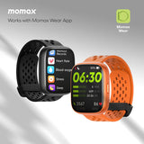 MOMAX 1-Wear Smart Watch - Black