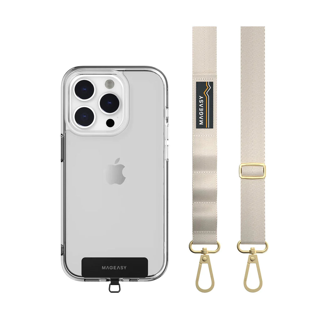 SWITCHEASY 2-in-1 Utility Strap 20mm for iPhone - Starlight SWITCHEASY 2-in-1 Utility Strap 20mm for iPhone - Starlight