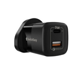 SWITCHEASY Power Buddy 40W GaN Fast Charging Wall Charger 2Port USBC x 1 USBA x 1 UK