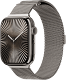 Mageasy Milanese Watch Loop For Apple Watch S4~S10 44/45/46/49Mm-Natural