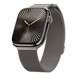 Mageasy Milanese Watch Loop For Apple Watch S4~S10 44/45/46/49Mm-Natural