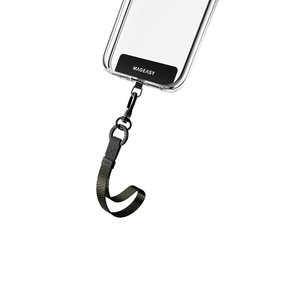 MAGEASY UTILITY WRIST STRAP FOR IPHONE-CONCRETE GRAY (15MM)