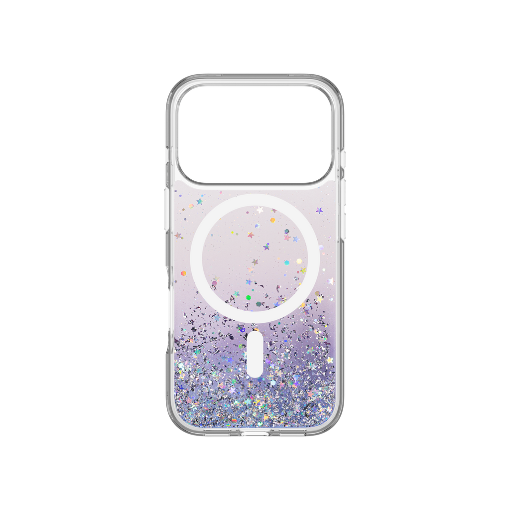 SWITCHEASY STARFIELDM 3D GLITTER PROTECTIVE CASE FOR IPHONE 17 PRO -TWILIGHT/WHITE RING SWITCHEASY STARFIELDM 3D GLITTER PROTECTIVE CASE FOR IPHONE 17 PRO -TWILIGHT/WHITE RING