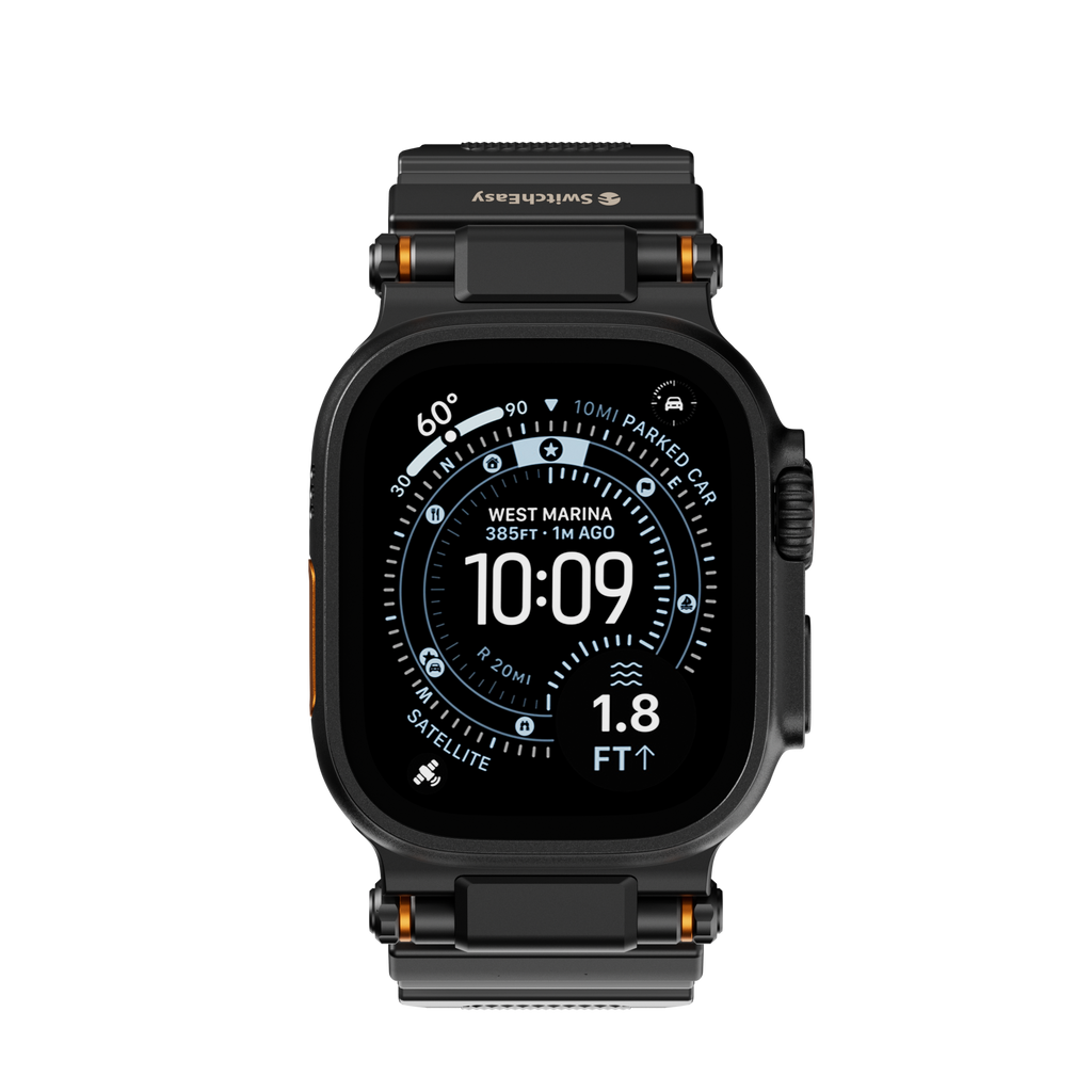 SWITCHEASY RUGGED SILICONE WATCH BAND FOR APPLE WATCH 44/45 /46/49MM SWITCHEASY RUGGED SILICONE WATCH BAND FOR APPLE WATCH 44/45 /46/49MM