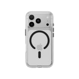 MAGEASY Bright Magsafe Clear Case iPhone 17 / 18 - Transparent Slate Ring