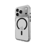 MAGEASY Bright Magsafe Clear Case iPhone 17 / 18 - Transparent Slate Ring