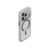 MAGEASY Bright Magsafe Clear Case iPhone 17 / 18 - Transparent Slate Ring