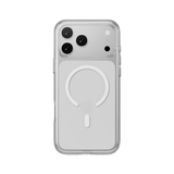 MAGEASY Bright Magsafe Clear Case iPhone 17 /18 - Transparent White Ring