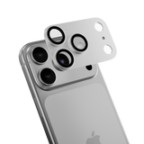 MAGEASY Lenzshield Metal Optical Camera Lens & Plateau Protector iPhone 18 Pro/Pro Max -  Silver
