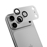 MAGEASY Lenzshield Metal Optical Camera Lens & Plateau Protector iPhone 18 Pro/Pro Max -  Silver