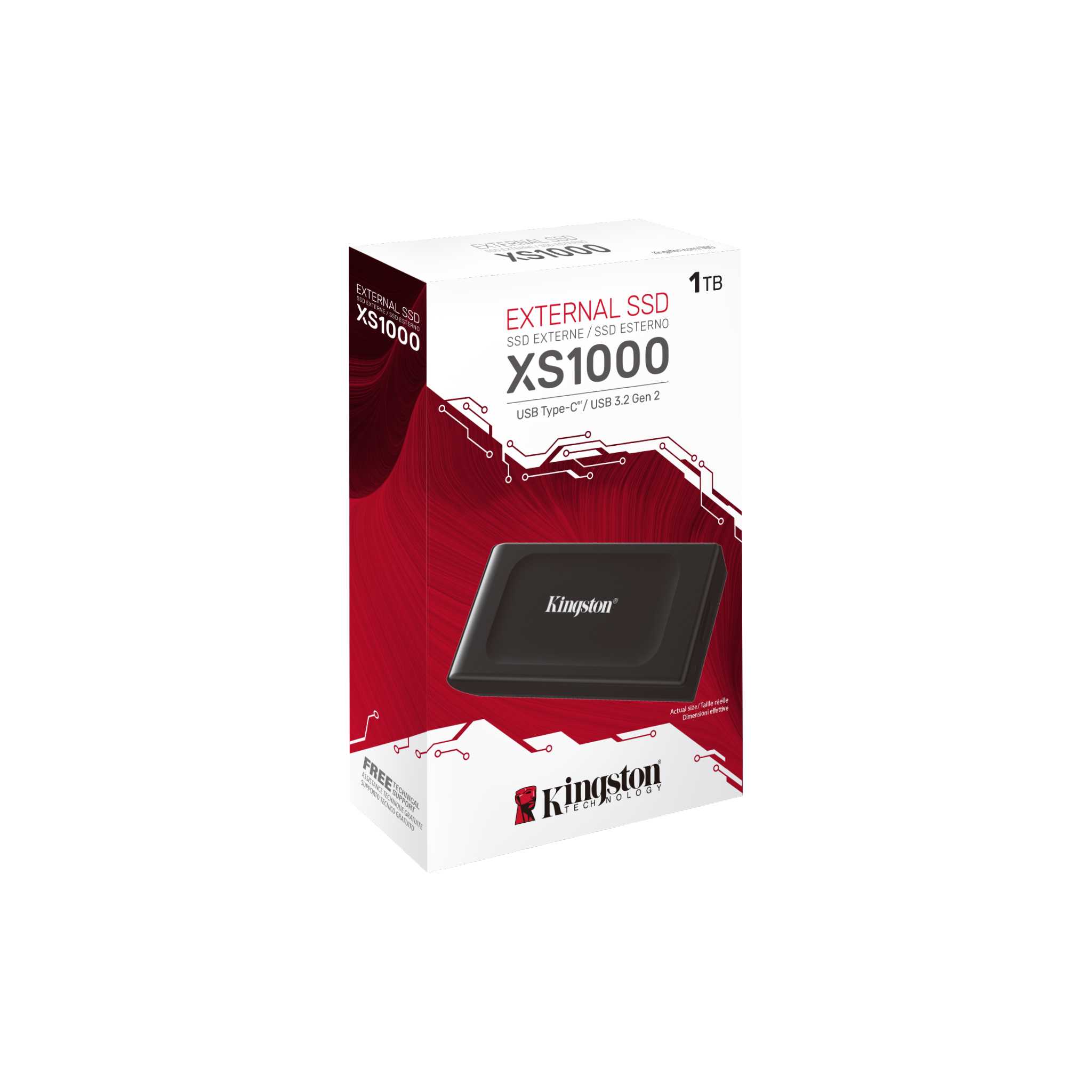 Kingston XS1000 External Solid State Drive (SSD) - 1TB