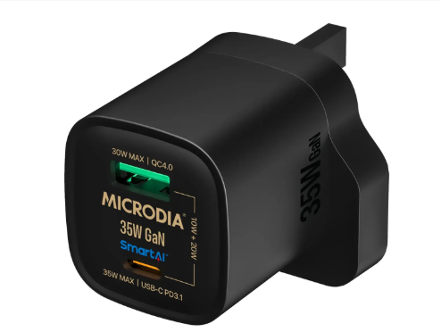 MICRODIA SMART CUBE NANO 35WPD 2 PORT MATTE MICRODIA SMART CUBE NANO 35WPD 2 PORT MATTE